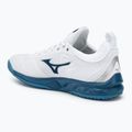 Men's volleyball shoes Mizuno Wave Luminous 2 white/sailor blue/silver 3