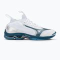 Men's volleyball shoes Mizuno Wave Lightning Neo2 white/sailor blue/silver 2