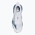 Men's volleyball shoes Mizuno Wave Lightning Neo2 white/sailor blue/silver 5