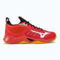 Men's volleyball shoes Mizuno Wave Dimension radiant red/white/carrot curl 2