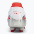 Men's Mizuno Morelia Neo IV Pro MD football boots white/ radiant red/ hot coral 6
