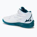 Men's volleyball shoes Mizuno Thunder Blade Z Mid white/sailor blue/silver 3