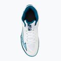 Men's volleyball shoes Mizuno Thunder Blade Z Mid white/sailor blue/silver 5