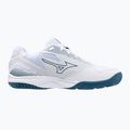 Men's volleyball shoes Mizuno Cyclone Speed 4 white/sailor blue/silver 9