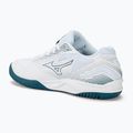 Men's volleyball shoes Mizuno Cyclone Speed 4 white/sailor blue/silver 3