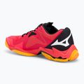 Mizuno Wave Lightning Z8 volleyball shoes radiant red/ white/ carrot curl 3