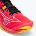 Mizuno Wave Lightning Z8 volleyball shoes radiant red/ white/ carrot curl 7