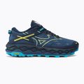 Men's running shoes Mizuno Wave Mujin 10 dress blues/sharp green/swim cap 2