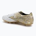Men's football boots Mizuno Alpha Japan AG white/ge gold/black 3