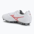 Mizuno Monarcida Neo III Select Jr MD children's football boots white/radiant red 3