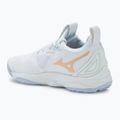 Women's volleyball shoes Mizuno Wave Momentum 3 white/ navy peony/ peach parfait 3