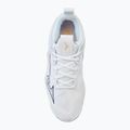 Women's volleyball shoes Mizuno Wave Momentum 3 white/ navy peony/ peach parfait 5