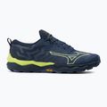 Men's running shoes Mizuno Wave Daichi 8 navy peony/sharp green/dress blues 2