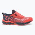 Women's running shoes Mizuno Wave Daichi 8 hot coral/ white/ turbulence 2