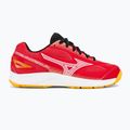 Mizuno Stealth Star 2 Jr children's handball shoes radiant red/white/carrot curl 2