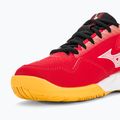 Mizuno Stealth Star 2 Jr children's handball shoes radiant red/white/carrot curl 8