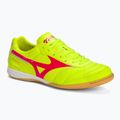 Mizuno Morelia Sala Elite IN safety yellow/fiery coral 2/galaxy silver men's football boots