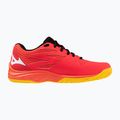 Mizuno Lightning Star Z7 radiant red/white/carrot curl children's volleyball shoes 9