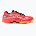 Mizuno Lightning Star Z7 radiant red/white/carrot curl children's volleyball shoes 2