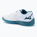 Mizuno Lightning Star Z7 white/sailor blue/silver children's volleyball shoes 3