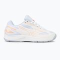 Women's volleyball shoes Mizuno Cyclone Speed 4 white/peach parfait/halogen blue 2