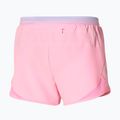 Women's running shorts Mizuno Aero 4' lilac chiffon 2