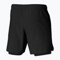 Men's running shorts Mizuno Core 7.5 2in1 black 4