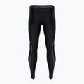 Men's running leggings Mizuno BG3000 Long black/ aquifer 2