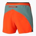 Men's Mizuno Alpha 5.5 nasturtium/lead running shorts 4