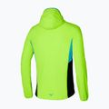 Men's Mizuno Alpha Jacket lime running jacket 2