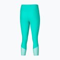 Women's leggings Mizuno Impulse Core 3/4 blue turquoise 2