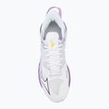 Women's handball shoes Mizuno Wave Mirage 5 white/patrician purple/quince 5