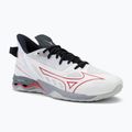 Men's handball shoes Mizuno Wave Mirage 5 white/salsa/black