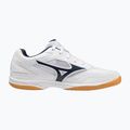 Mizuno Wave Drive 9 tennis shoes white/dress blues/gold 2