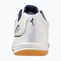 Mizuno Wave Drive 9 tennis shoes white/dress blues/gold 3