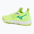 Mizuno Wave Momentum 3 volleyball shoes neo lime/black/splish splash 3