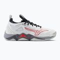 Men's volleyball shoes Mizuno Wave Momentum 3 white/salsa/black 2