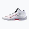 Men's volleyball shoes Mizuno Thunder Blade Z Mid white/salsa/black 8