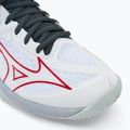 Men's volleyball shoes Mizuno Thunder Blade Z Mid white/salsa/black 7