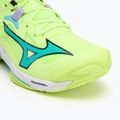 Mizuno Wave Lightning Z8 Mid volleyball shoe neo lime/black/splish splash 7