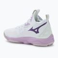 Women's volleyball shoes Mizuno Wave Momentum 3 Mid white/patrician purple/quince 3