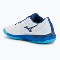 Mizuno Wave Enforce Court AC tennis shoes white/estate blue/river blue 3