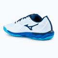 Mizuno Wave Enforce Court CC tennis shoes white/estate blue/river blue 3