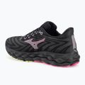 Men's running shoes Mizuno Wave Sky 8 black/silver/pink tetra 3