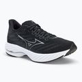 Men's running shoes Mizuno Wave Rider 28 black/silver/ebony