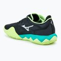 Men's tennis shoes Mizuno Wave Enforce Tour CC black/white/mizuno neo lime 3
