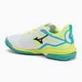 Women's tennis shoes Mizuno Wave Exceed Tour 6 CC W white/black/mizuno neo lime 3