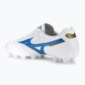 Mizuno Morelia II Club FG white/laser blue/gold men's football boots 3