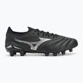 Men's Mizuno Morelia Neo IV β Elite FG football boots black/galaxy silver 2