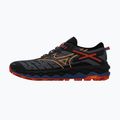 Men's running shoes Mizuno Wave Mujin 10 black/apricot/spicy orange 8